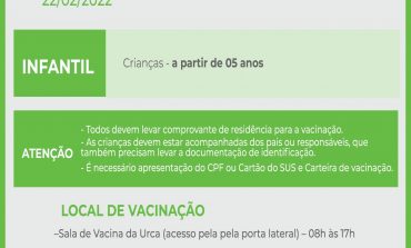 Vacinação Infantil contra COVID-19 segue na Urca