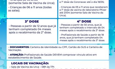 COVID-19| Imunizante segue disponível nesta quarta (15)