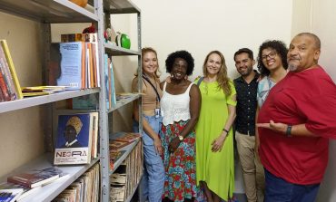 Equipe da Secult participa da inauguração da Biblioteca Afrocentrada Dona Rosário