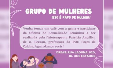 CREAS promove oficina sobre sexualidade feminina na próxima segunda-feira