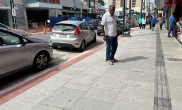 Obras das calçadas na rua Assis Figueiredo avançam para o segundo quarteirão na segunda(8)