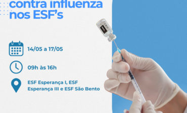 Saúde Amplia Acesso à Vacinação contra Gripe na Zona Sul: Três ESF’s serão Pontos de Imunização na Próxima Semana