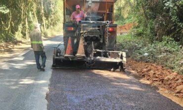 Bairro Colinas na zona rural recebe primeiro micro pavimento