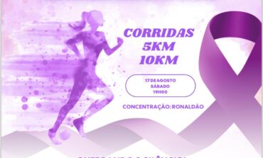 Prefeitura de Poços de Caldas promove 1ª Corrida Night Run “Quebrando o Silêncio” em alusão ao Agosto Lilás