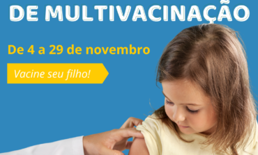 Campanha de Multivacinação para crianças e adolescentes começa em 4 de novembro